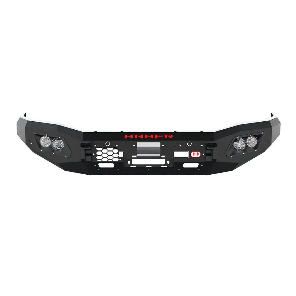 Hamer Am106 King Series Winch Bar For Toyota Hilux Cruiser 2021-On With Factory Flares 1