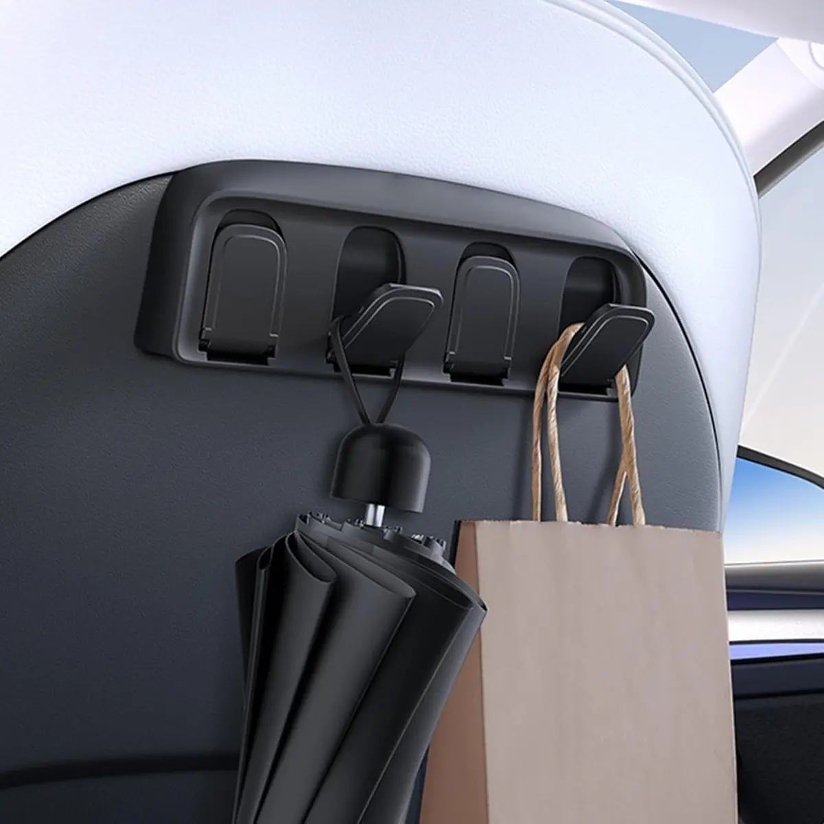 Hidden Seat Back Hooks For Model 3/Y | Tesery 1
