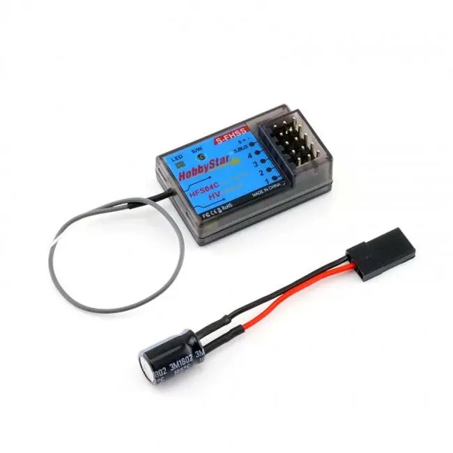 398-09-191 Hfs04c 2.4Ghz 4Ch S-Fhss Sbus Compatible Receiver For Futaba Radios 1