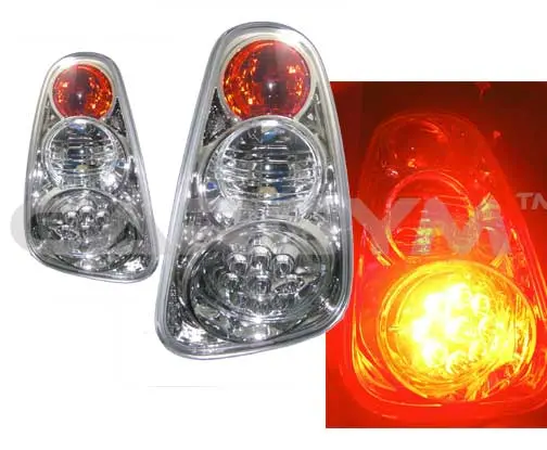 Mini Cooper 2001-2009 Chrome Housing Led Taillight 1