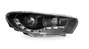 Volkswagen Scirocco Iii Led Black Projector Headlight 1