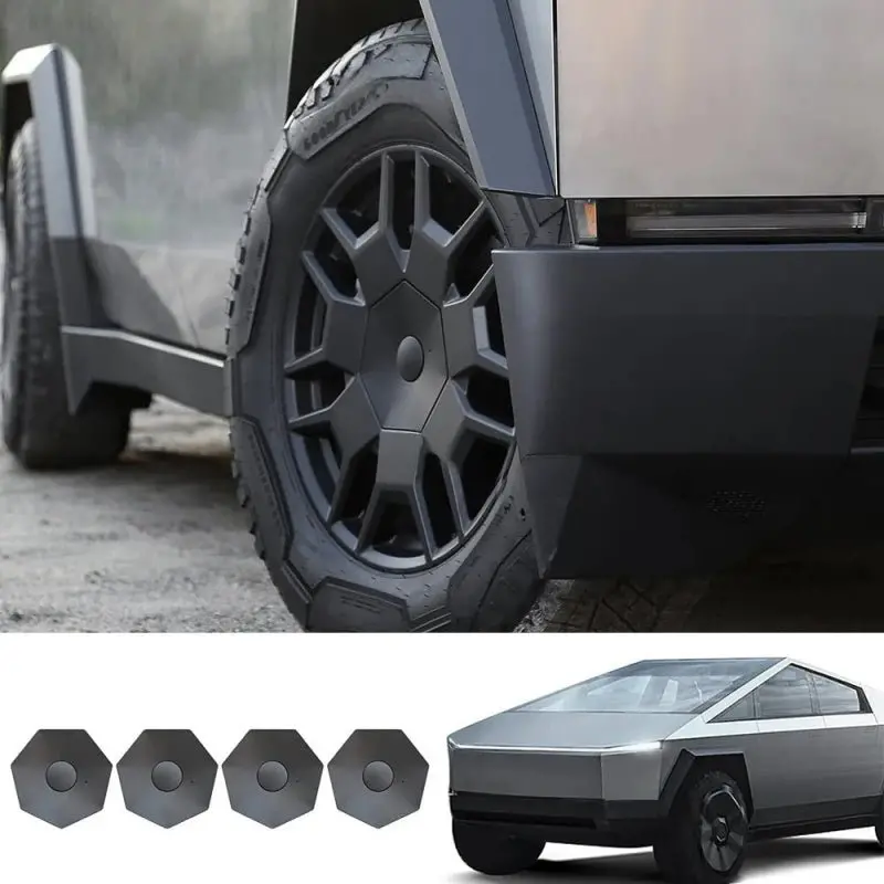 Center Hub Caps For 20" Cyber Wheels For Cybertruck 1