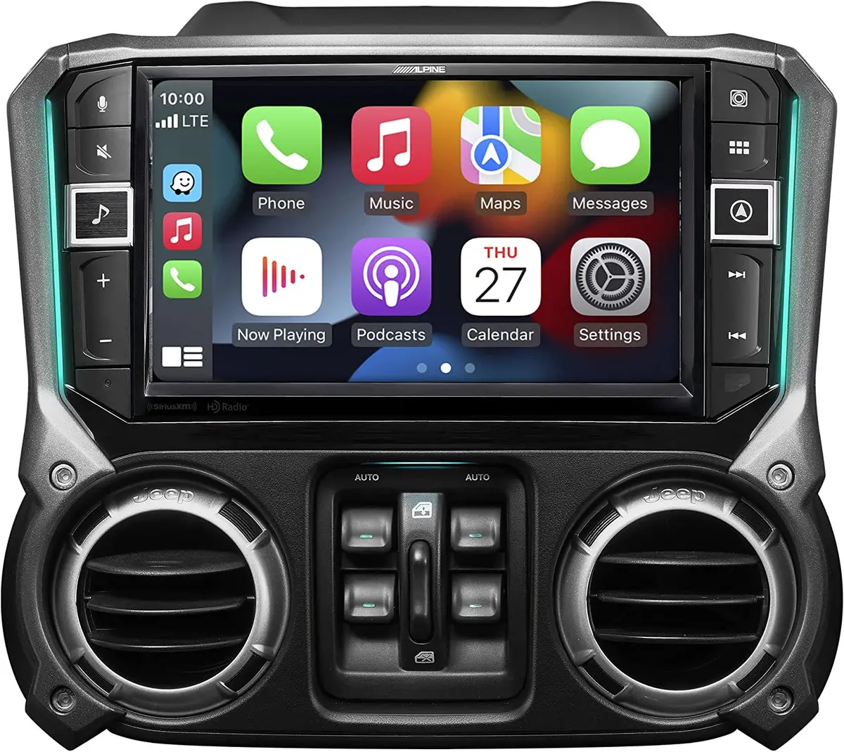 Alpine Electronics I509-Wra-Jk 9” Multimedia Receiver For The 2011-18 Jeep Wrangler 1