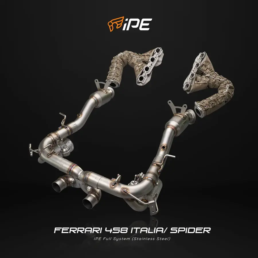 IPE Valvetronic Exhaust System for Ferrari 458 Italia and Spider