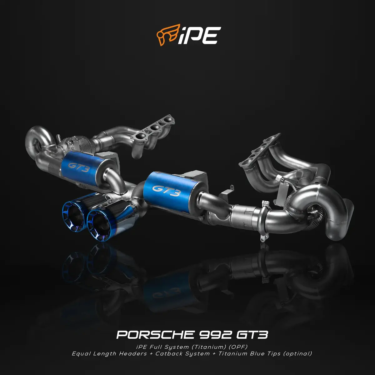 Ipe Porsche 992 911 Gt3 / Gt3 Touring / Gt3 Rs Valvetronic Exhaust System 1