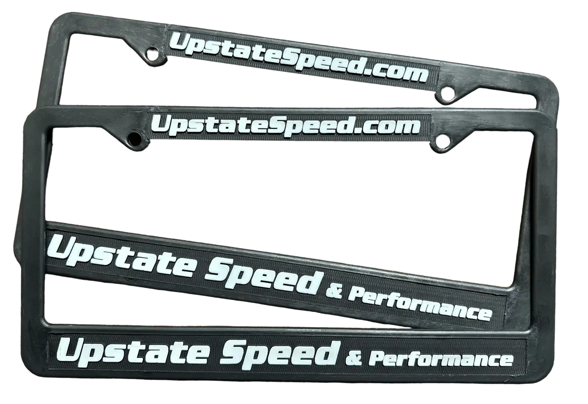 Upstate Speed & Performance License Plate Frames (Set Of 2) 1