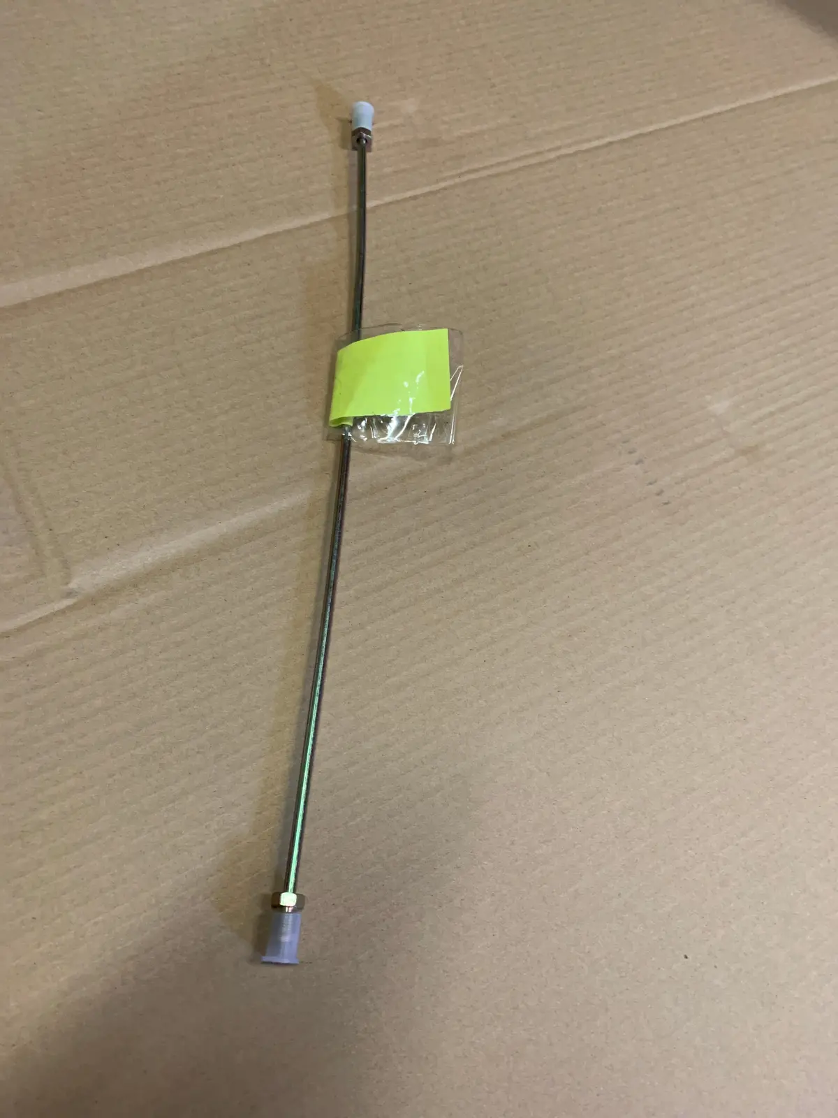 Metal Brake Line With Fittings, 425Mm/16.75" 1