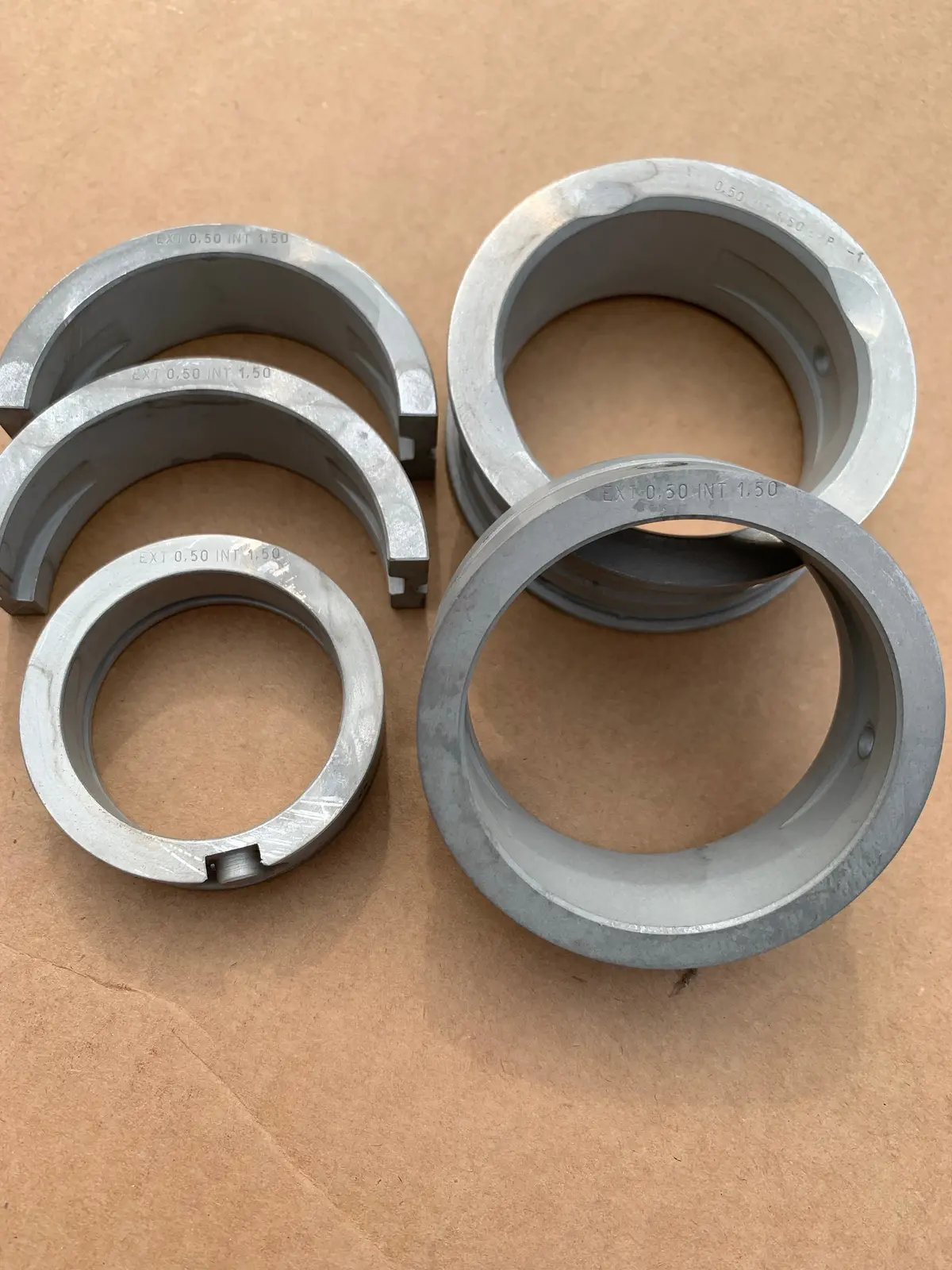 Main Bearings, Type 1 Cr 1.5 / C 0.5 / T -1Mm 1