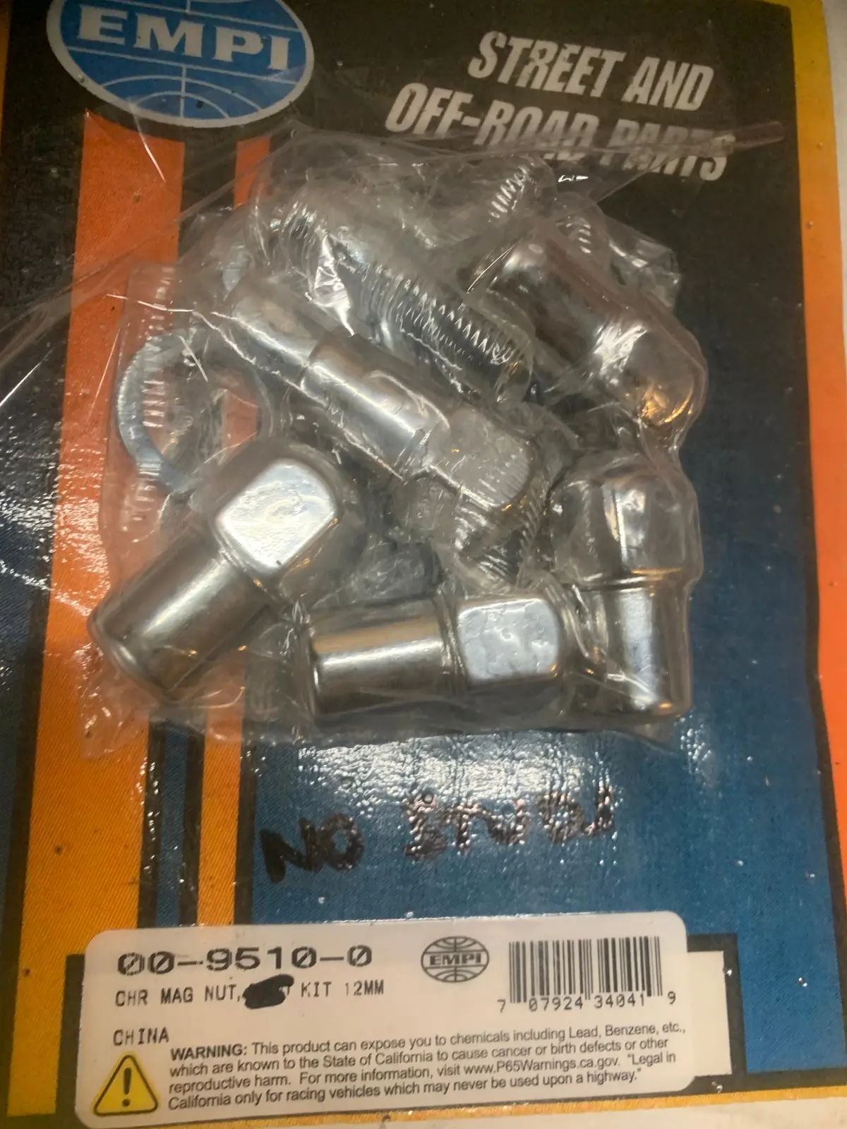 Clearance Chrome Mag Nut, 12Mm X 1.5Mm 1