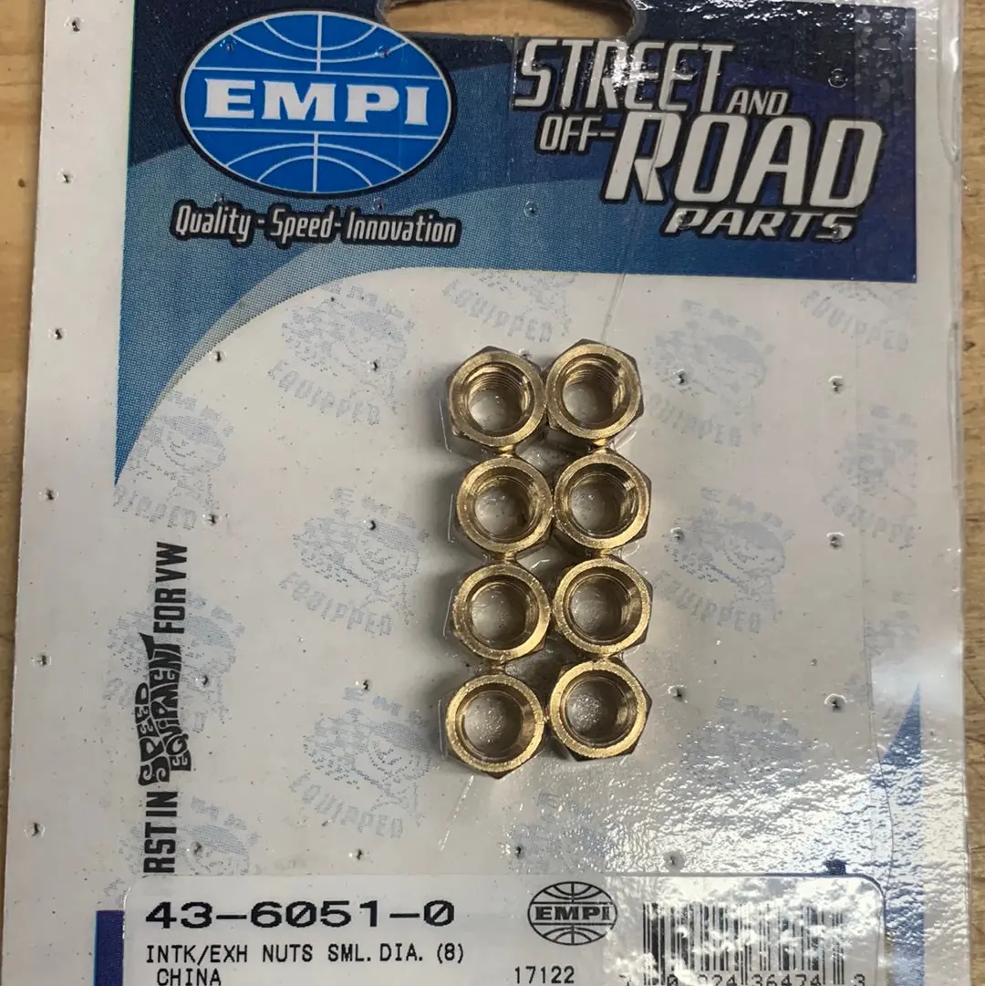 Manifold, Brass Nuts 11Mm - Set Of 8 1