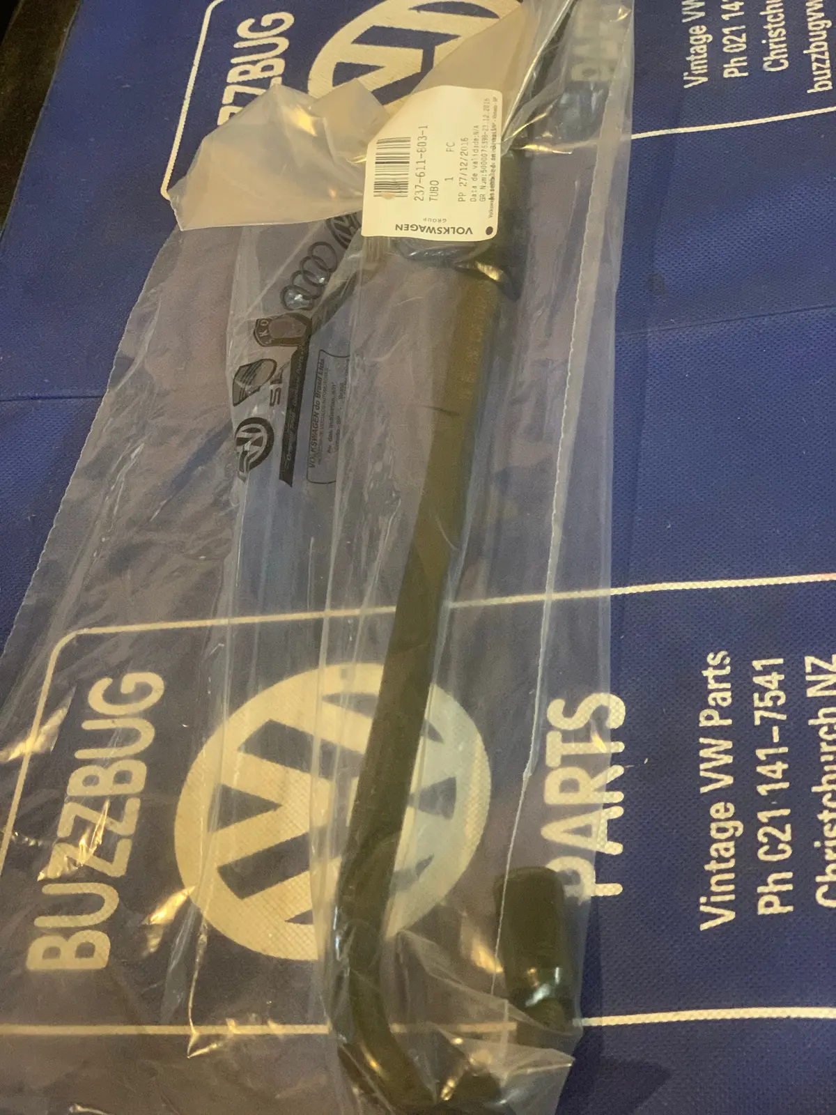 Brake Reservoir Feed Pipe, Kombi Bay 1973-79 1