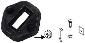 Door Check Strap Seal - Beetle 1962 To 1979 1