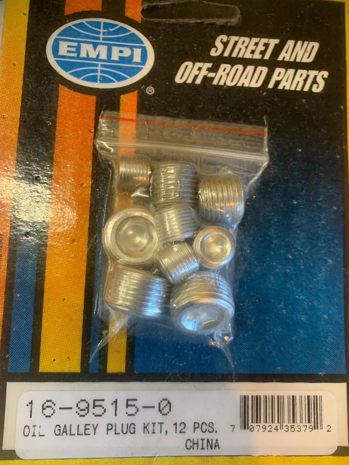 Oil Galley Plug, T1/T4 1