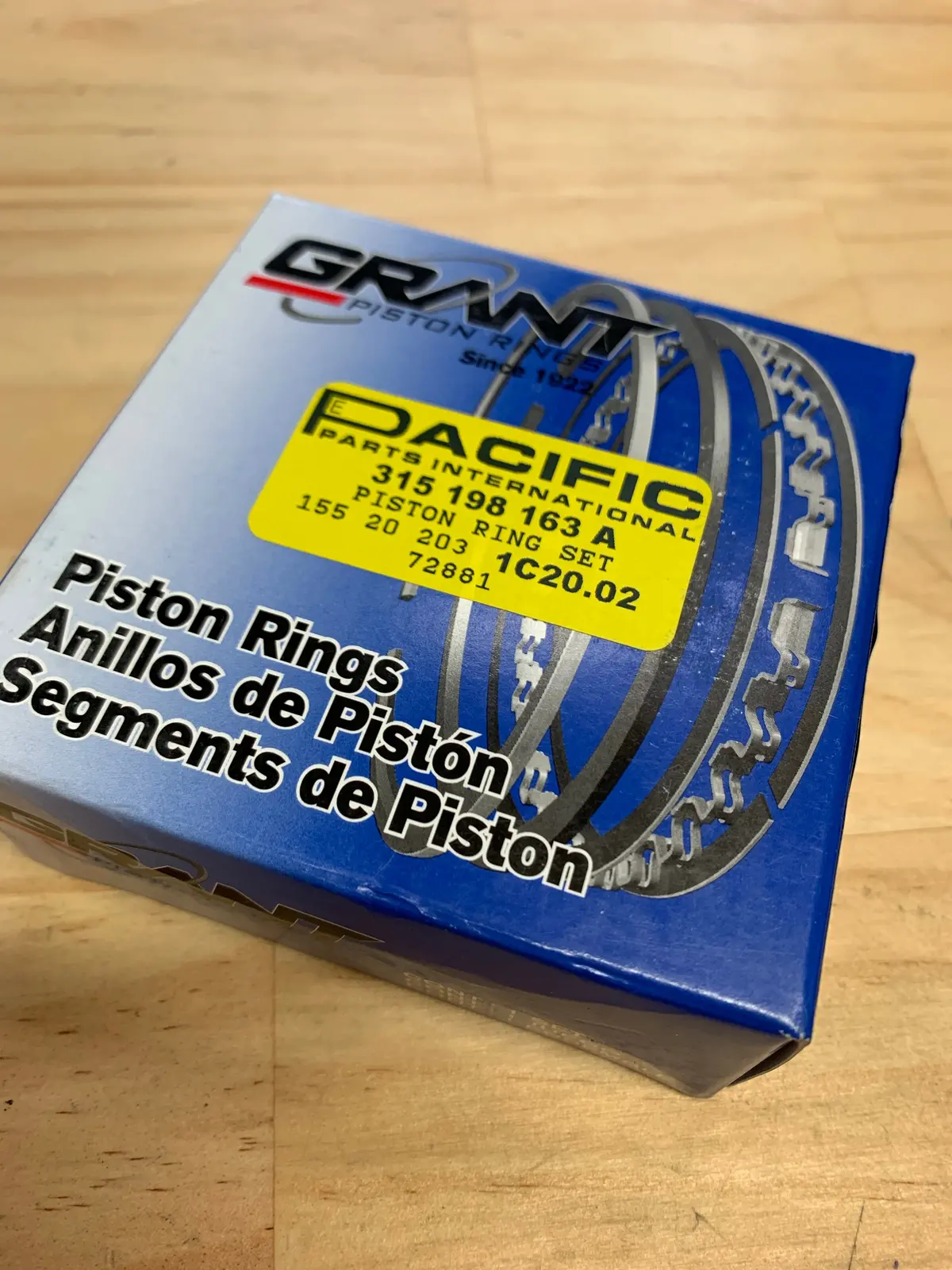 Piston Ring Set, 83Mm (2X2x4) 1