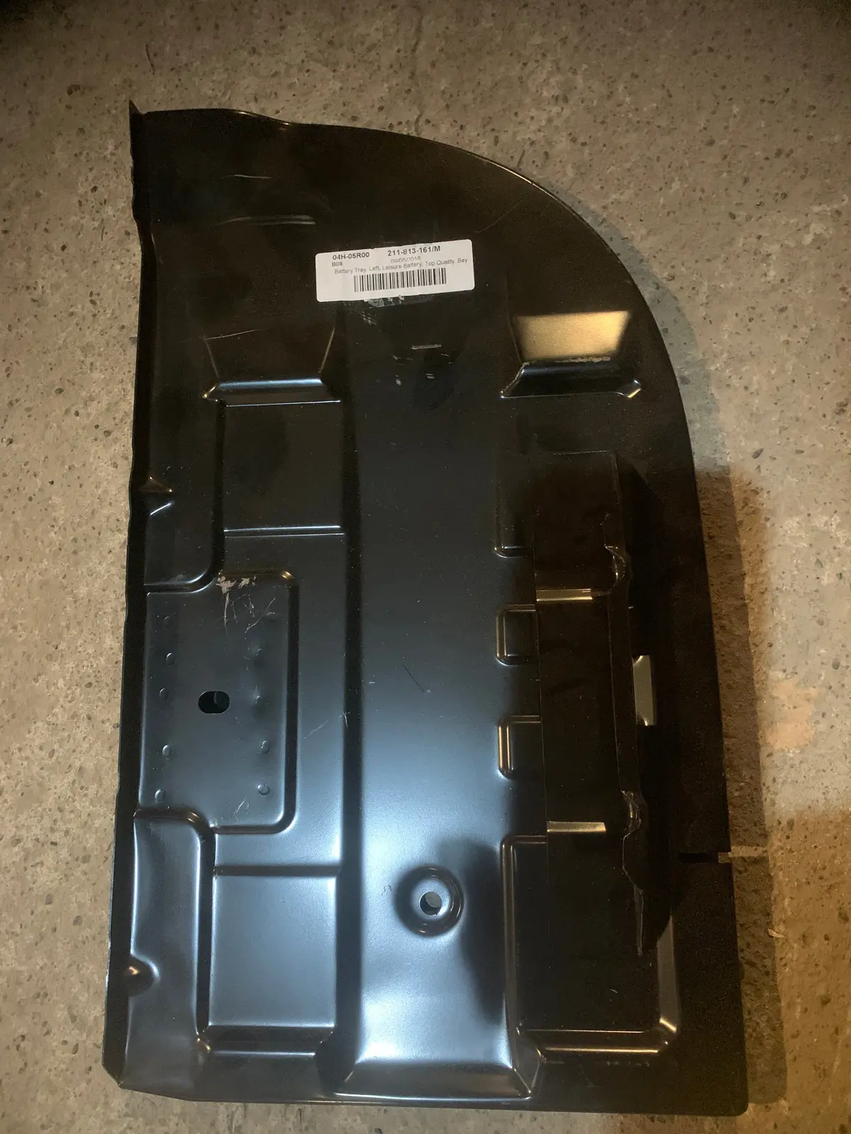 Battery Tray, Left, Kombi Bay 1972-79 (Autocraft) 1
