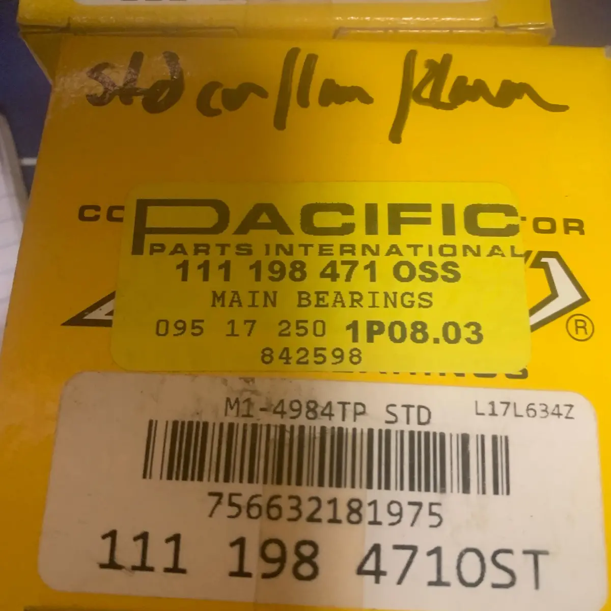 Main Bearings, Cr Std / C 020 / T 040 2