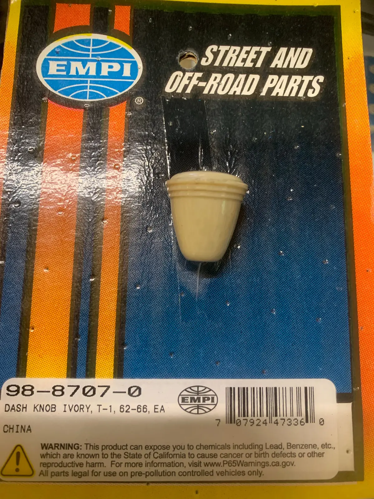 Dash Knob Ivory 1