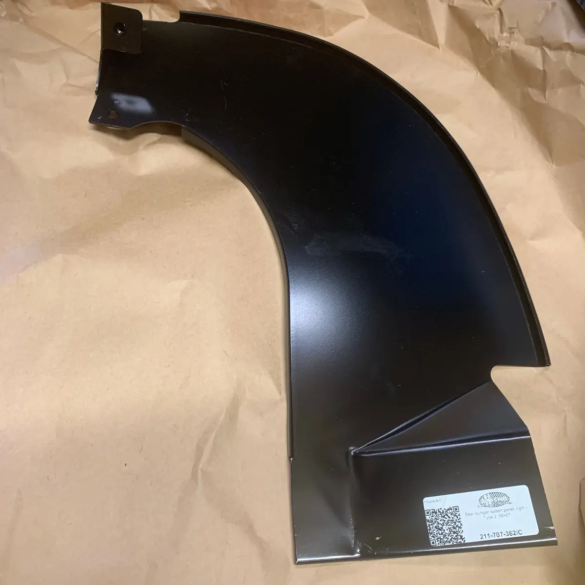 Rear Splash Guard, Kombi  1958-67 1