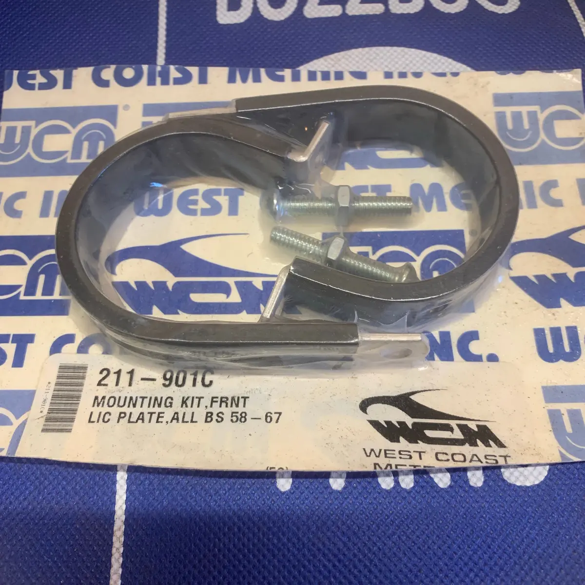 Number Plate Mounting Kit Front 1