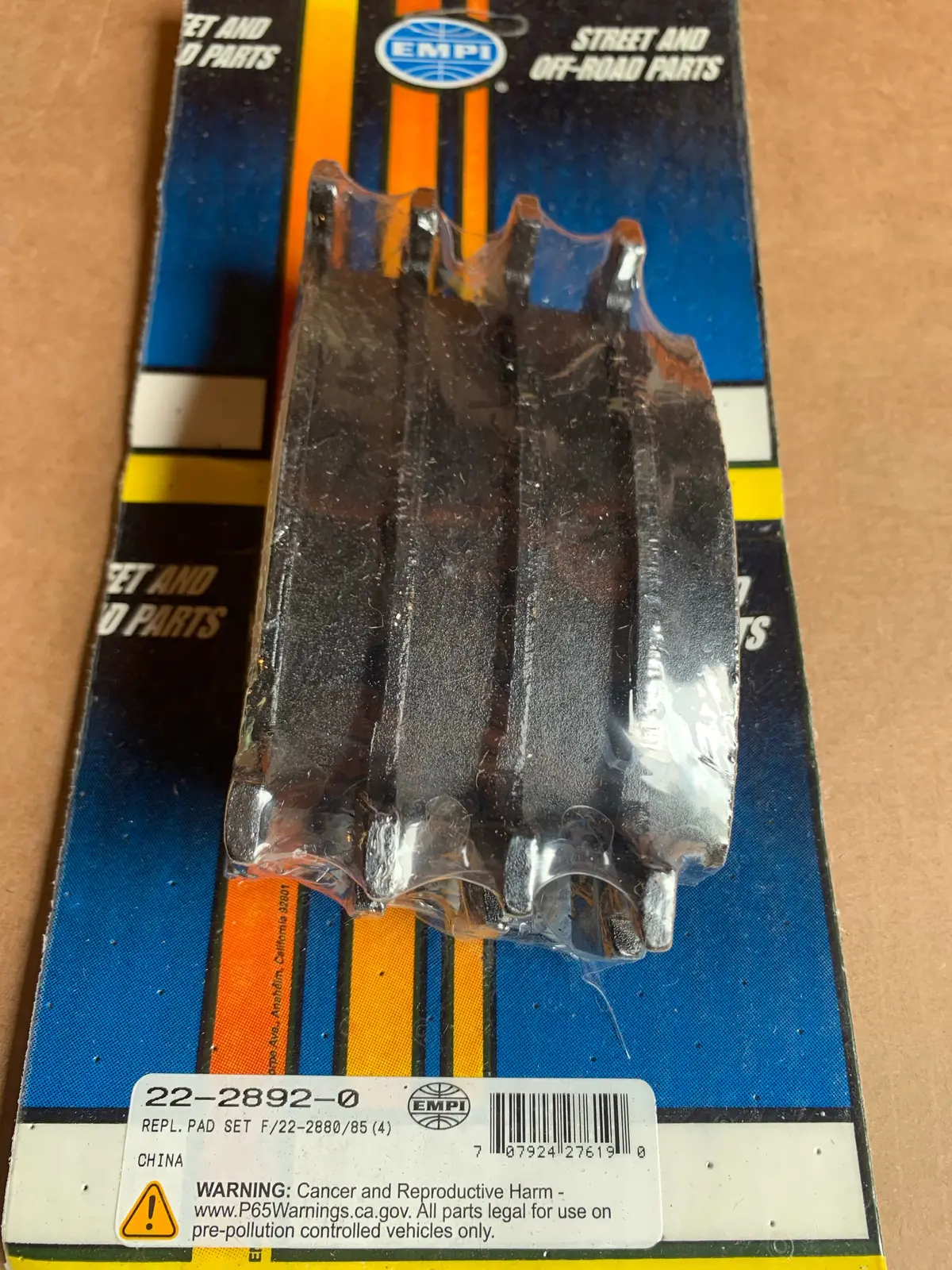 Brake Pads Empi - Replacement Kit 1