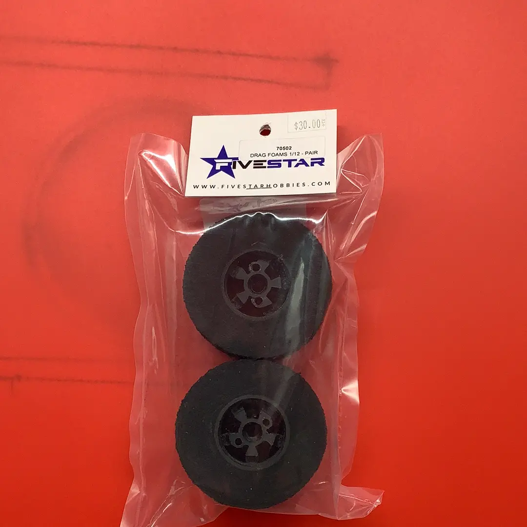 Rudis 70502 Drag Foams 1:12 (Pair) 1