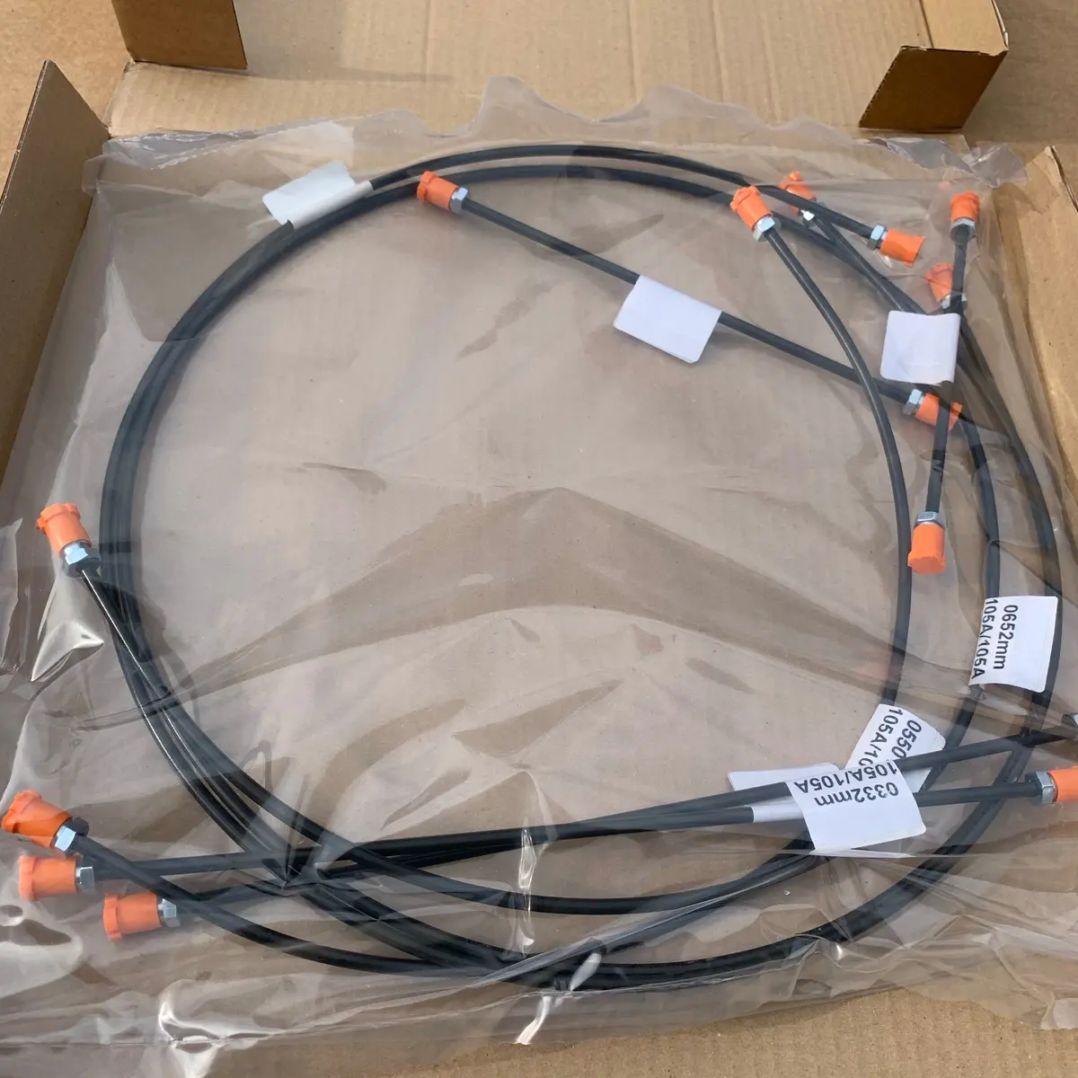 Steel Brake Line Kit, Beetle 1967-69 1