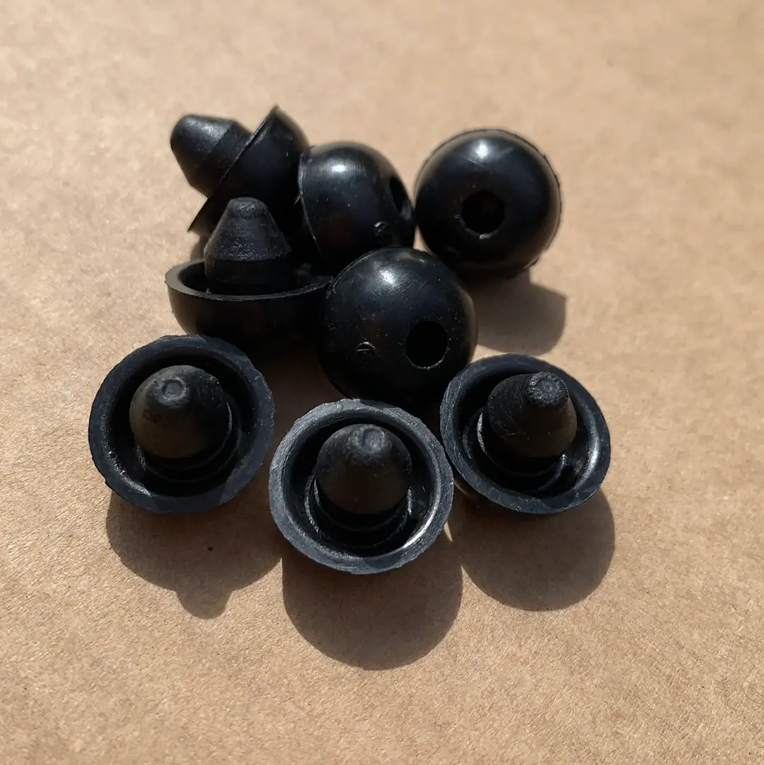 Door Glass Anti-Rattle Bung, Set Of Eight - Ghia 1956-74 1