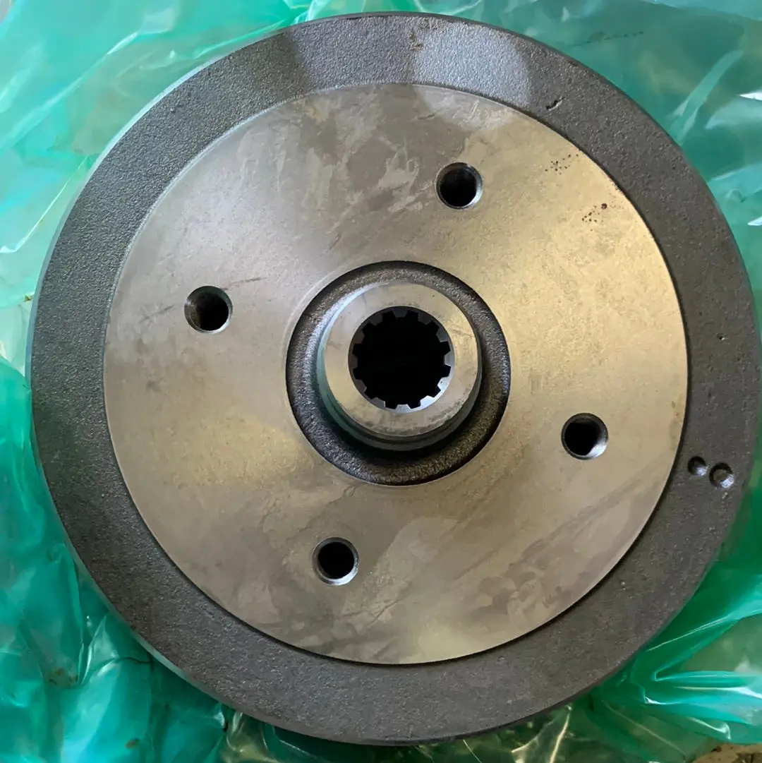 Rear Brake Drum, Beetle/Ghia 1968+ 1