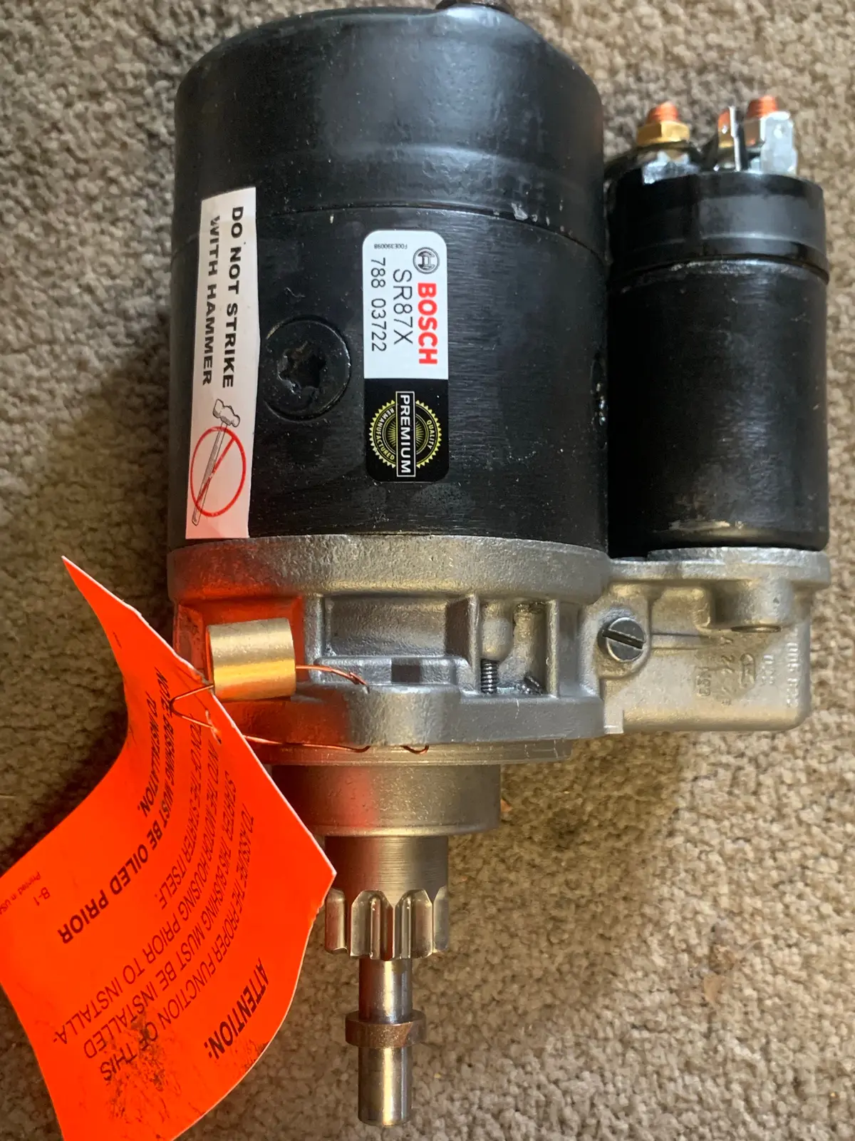 Starter Motor Bosch, Kombi 1976-81 1