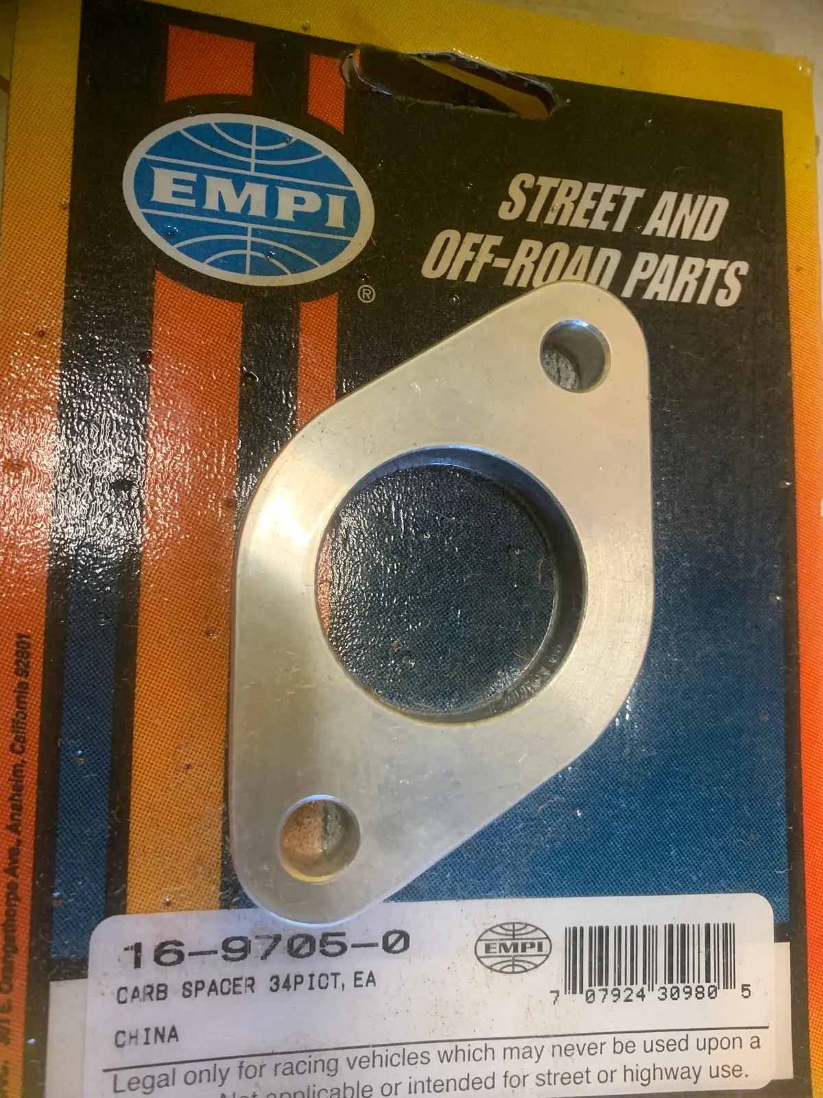 Carb Spacer 34Pict 1