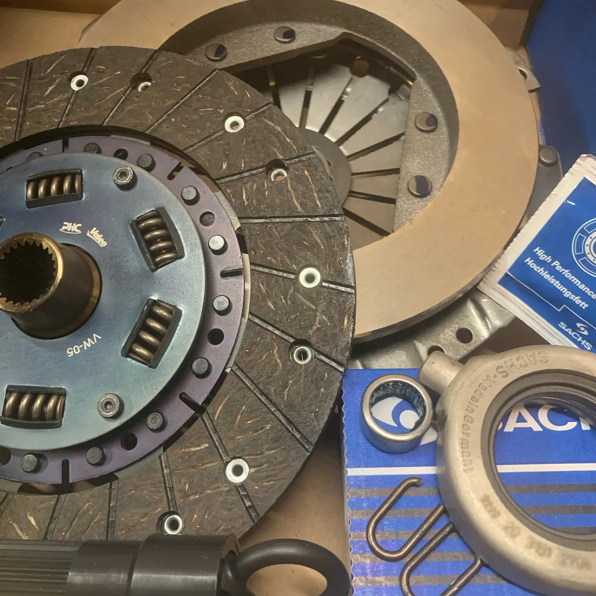 200Mm Clutch Kit Sachs Components [Early Style] 1