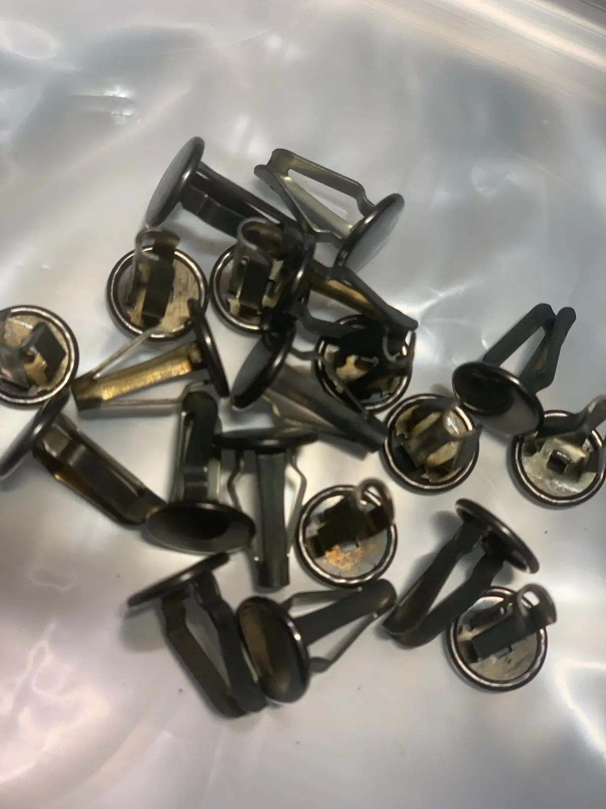 Chrome Head Door Panel Clips, Kombi 1