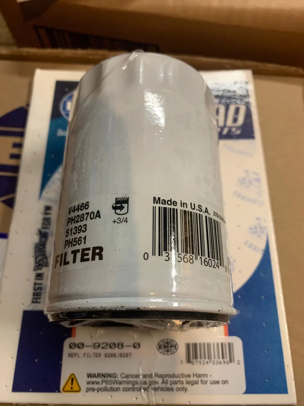 Oil Filter (Full Flow Oil Pumps) 1