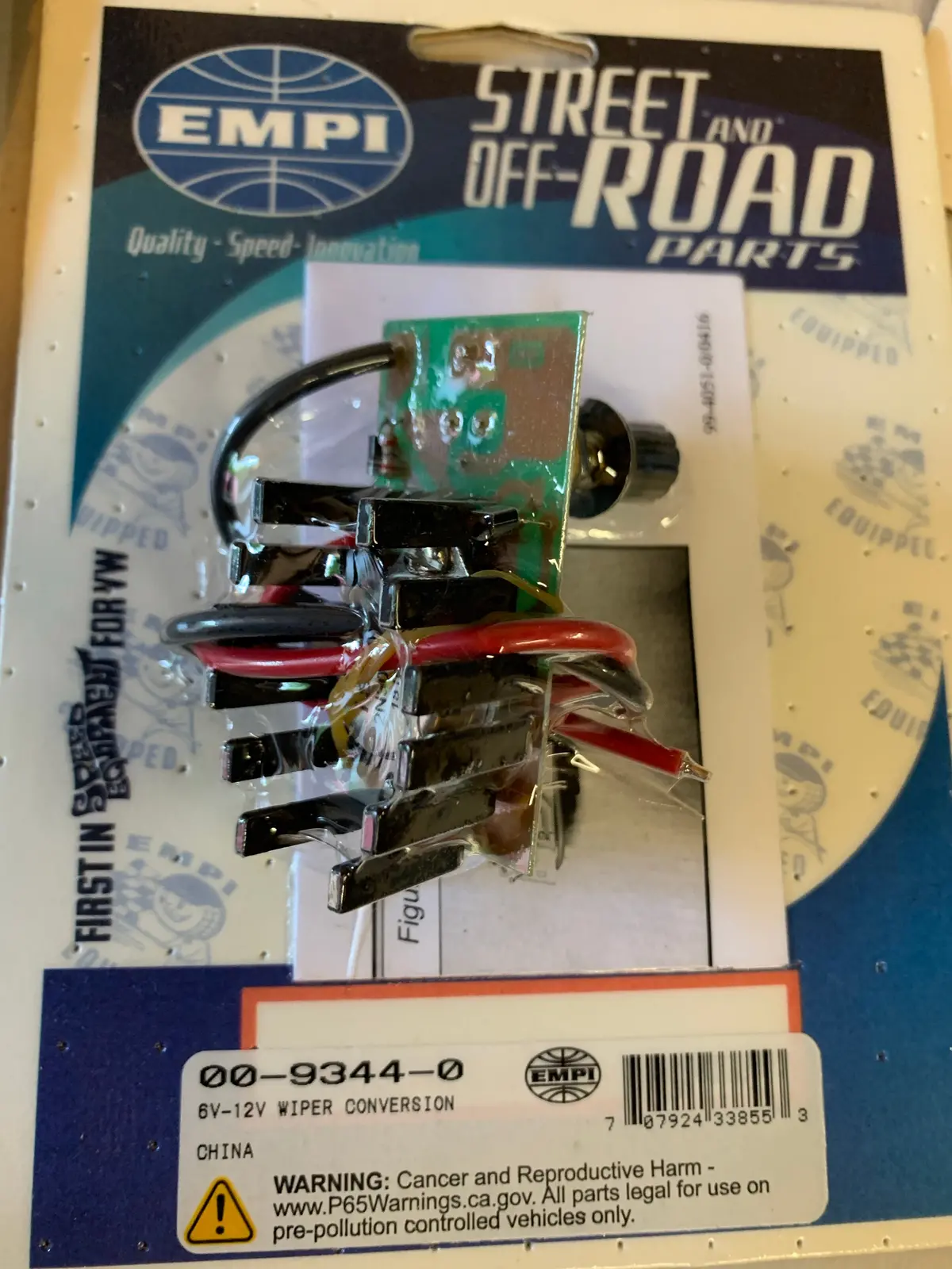Variable Speed Wiper Conversion (12V To 6V Drop) 1