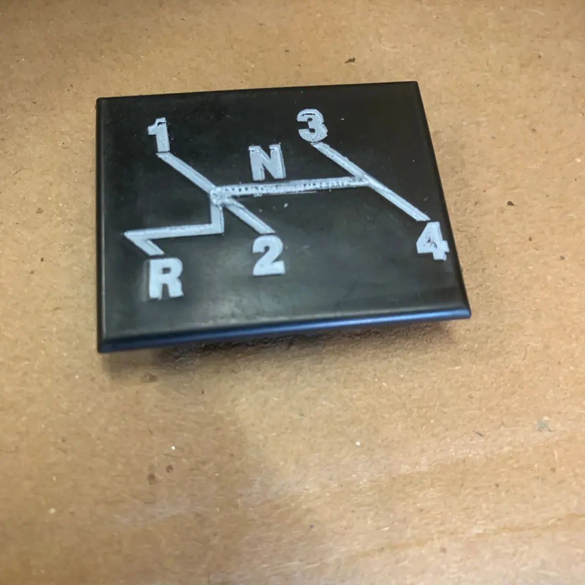 Gear Shift Pattern - Dash, Super Beetle 1