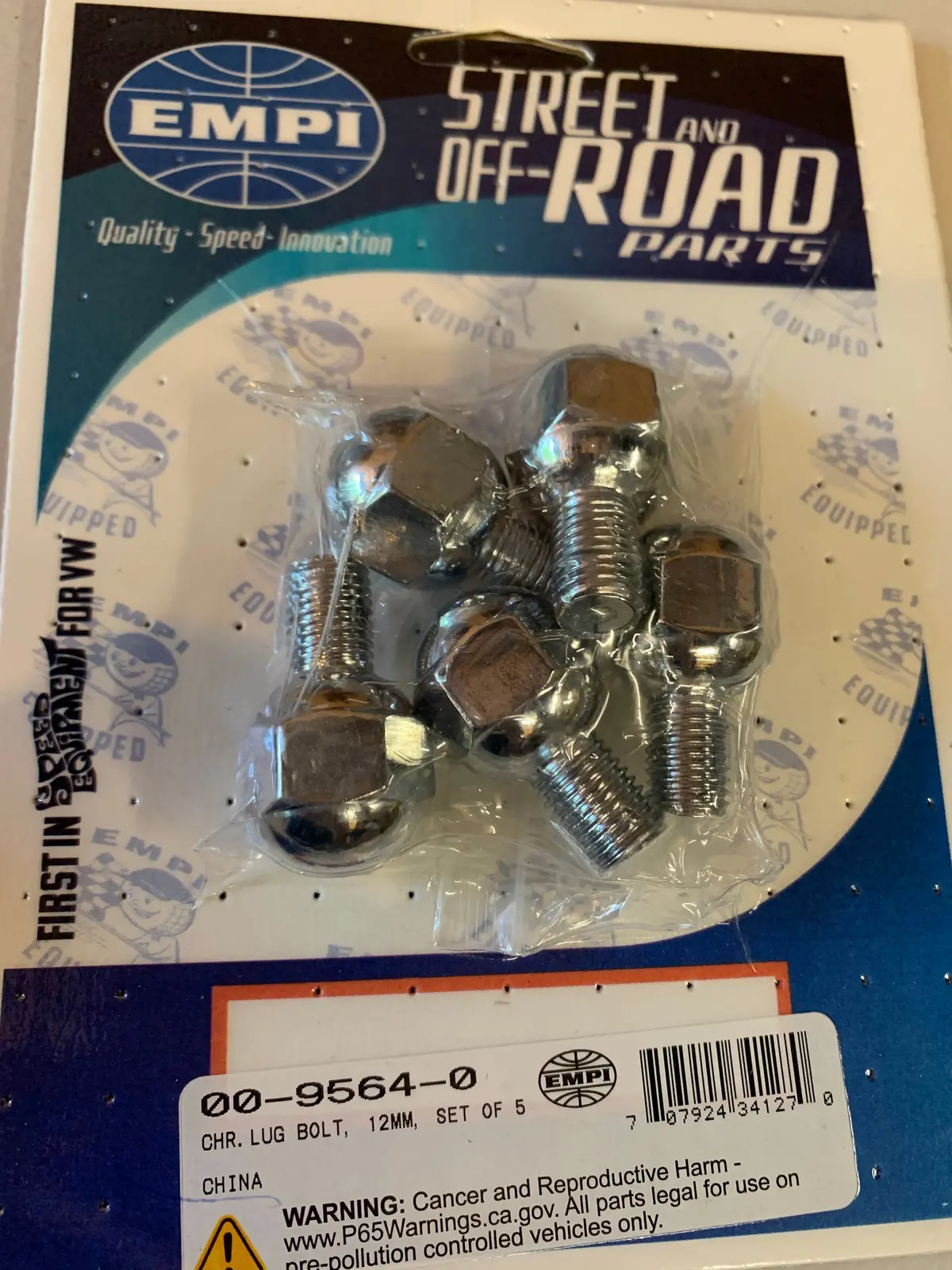 Wheel Lug Nuts, 12Mm 1