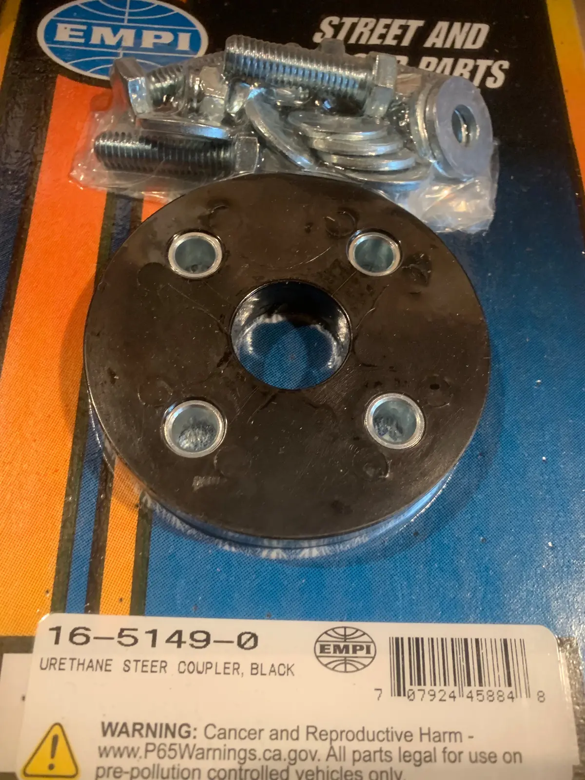 Urethane Steering Coupler, Beetle/Karmann/Ghia 1