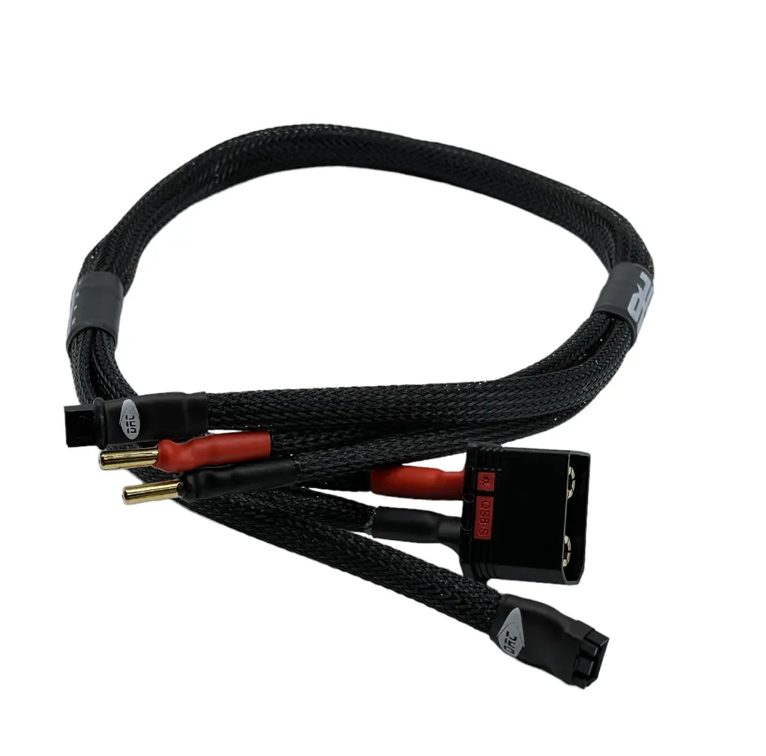 Drc1007 24" 2S Charge Lead W/ 5Star Logo 4Mm Bullet-Qs8 1