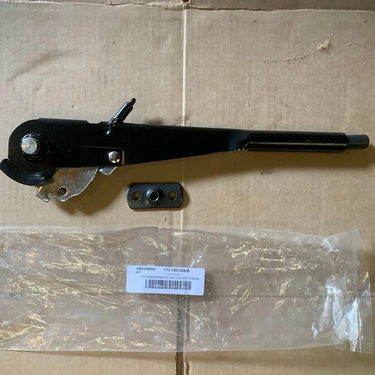 Handbrake Lever, Late Beetle/Ghia Black 2