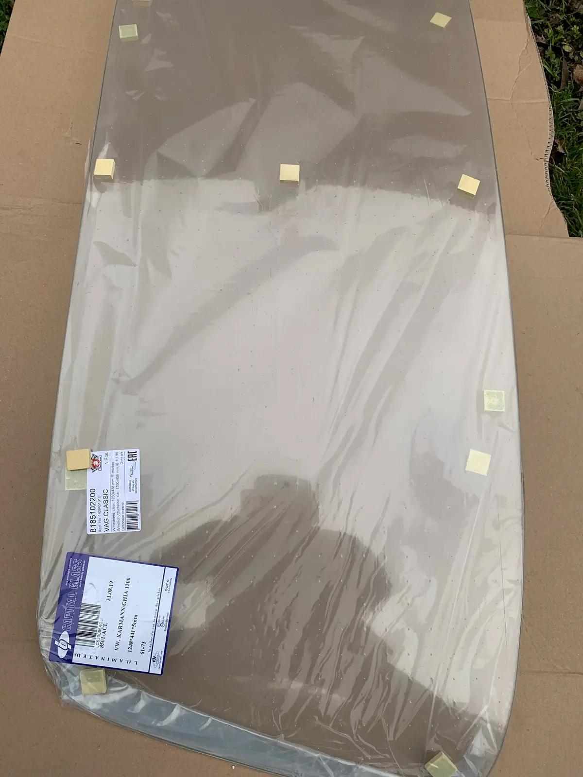 Windscreen, Ghia 1960-74 1