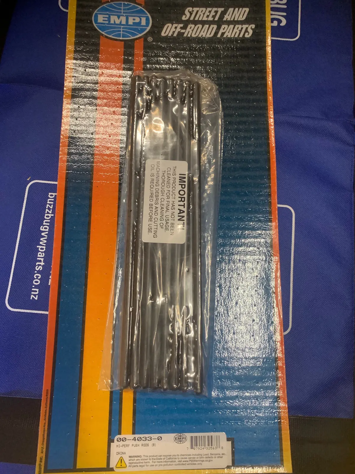 Push Rods 5/16" 1