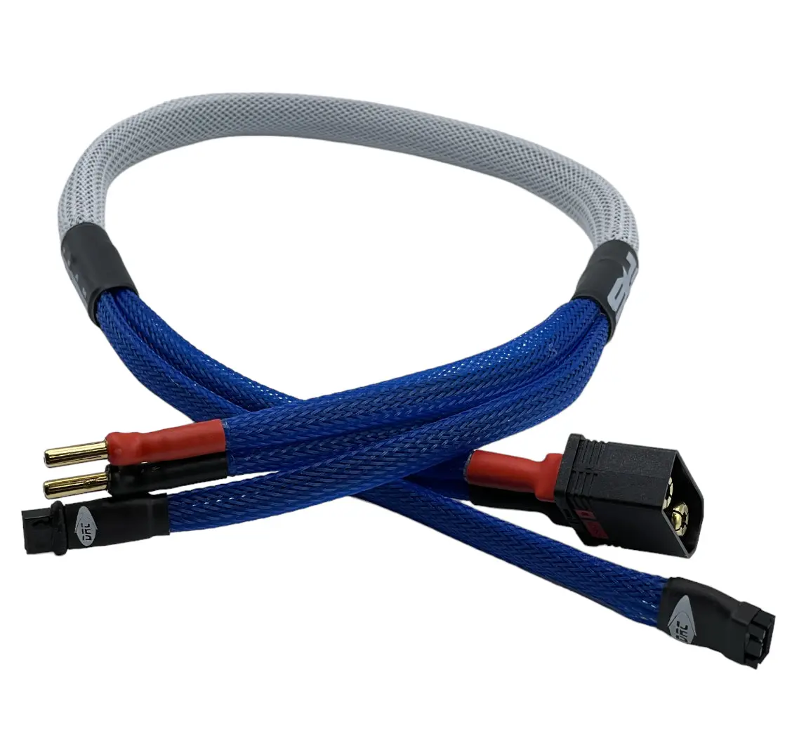 Drc1006 24" 2S Charge Lead W/ 5Star Logo 4Mm Bullet-Qs8 1