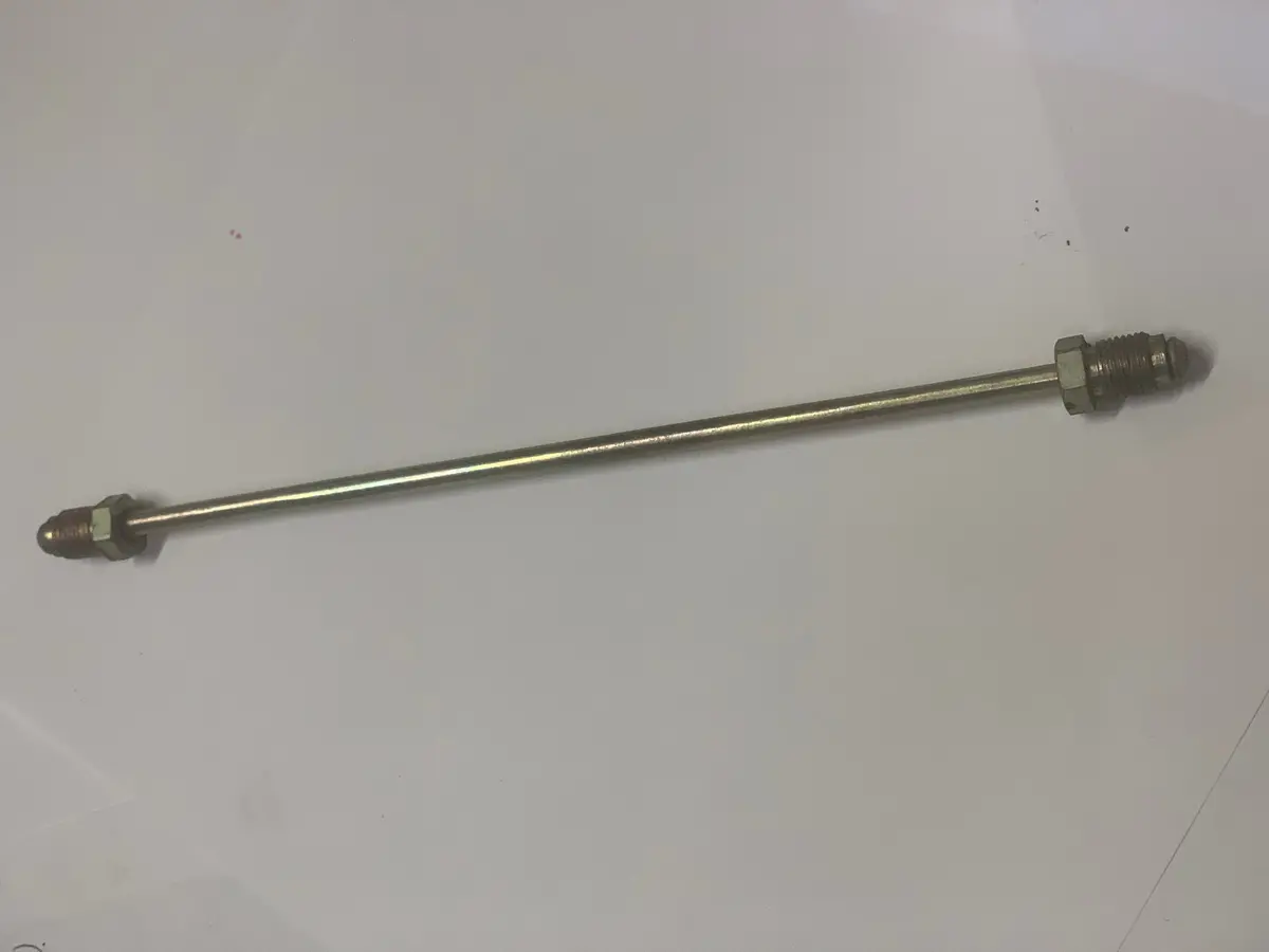 Metal Brake Line With Fittings, 200Mm/7.75" 1