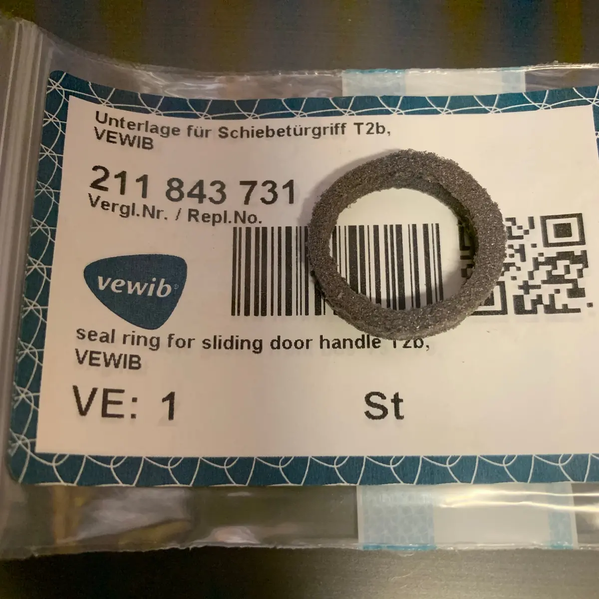 Sliding Door Exterior Handle Seal 1
