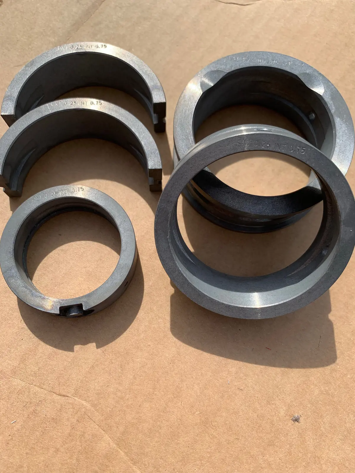 Main Bearings, Type 1 Cr 0.25 / C 0.75 / T -2Mm 1