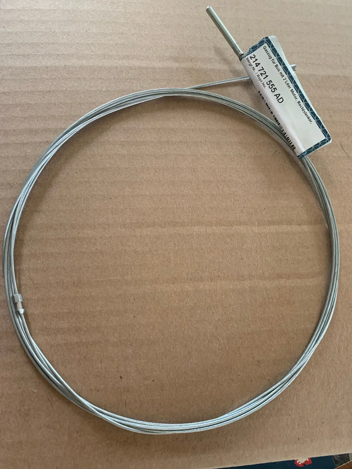 Accelerator Cable 2000Cc Rhd, Kombi Bay 1