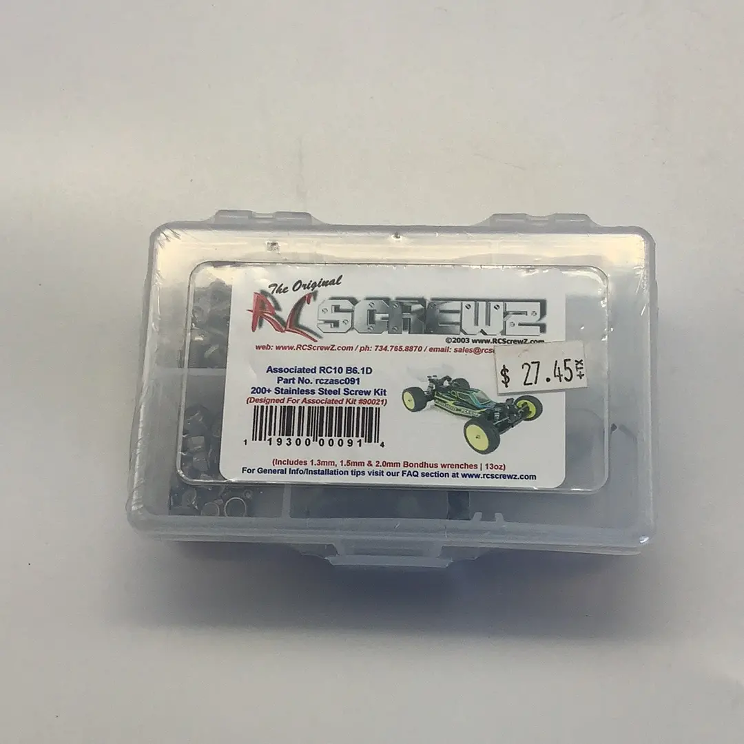 Rczasc091 Ae Rc10b6.1D Stainless Steel Screw Kit 1