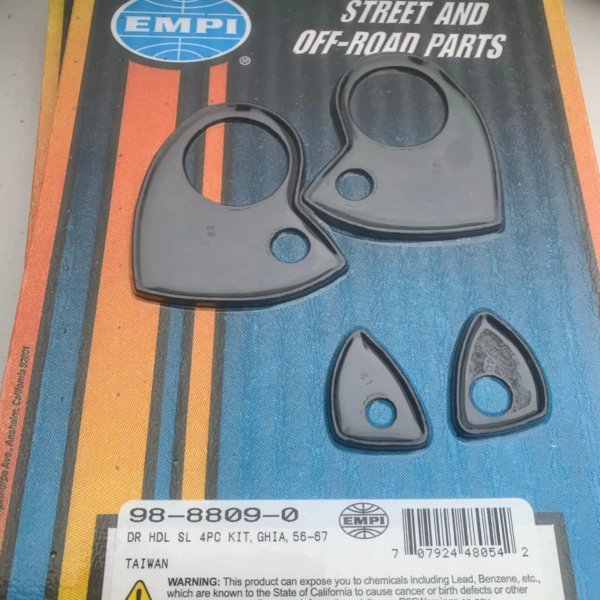Door Handle Seal Kit, Ghia 1