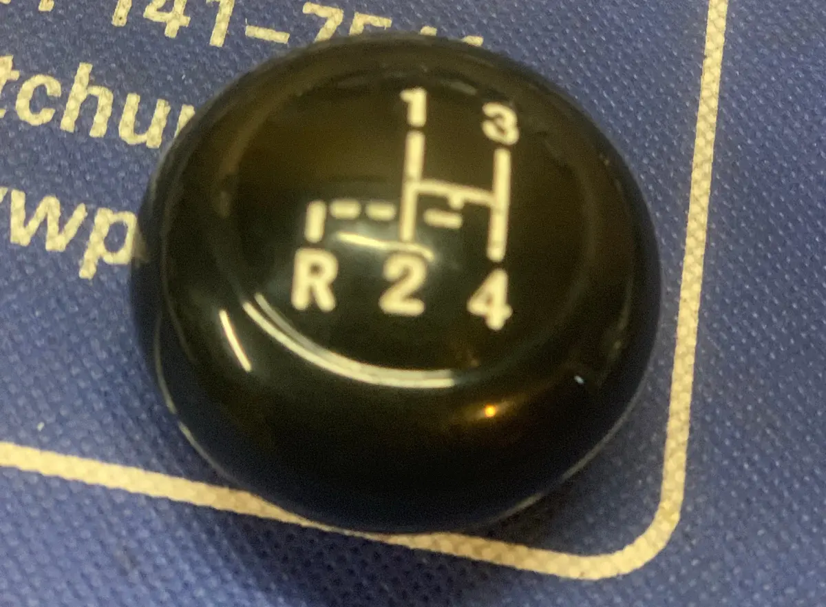 Shift Knob 10Mm, Vintage Speed Style, Black 1