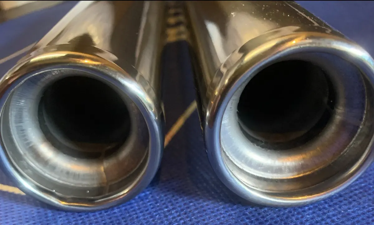 Tail Pipe, Stainless Steel, 250Mm, Pair - Beetle/Ghia 1